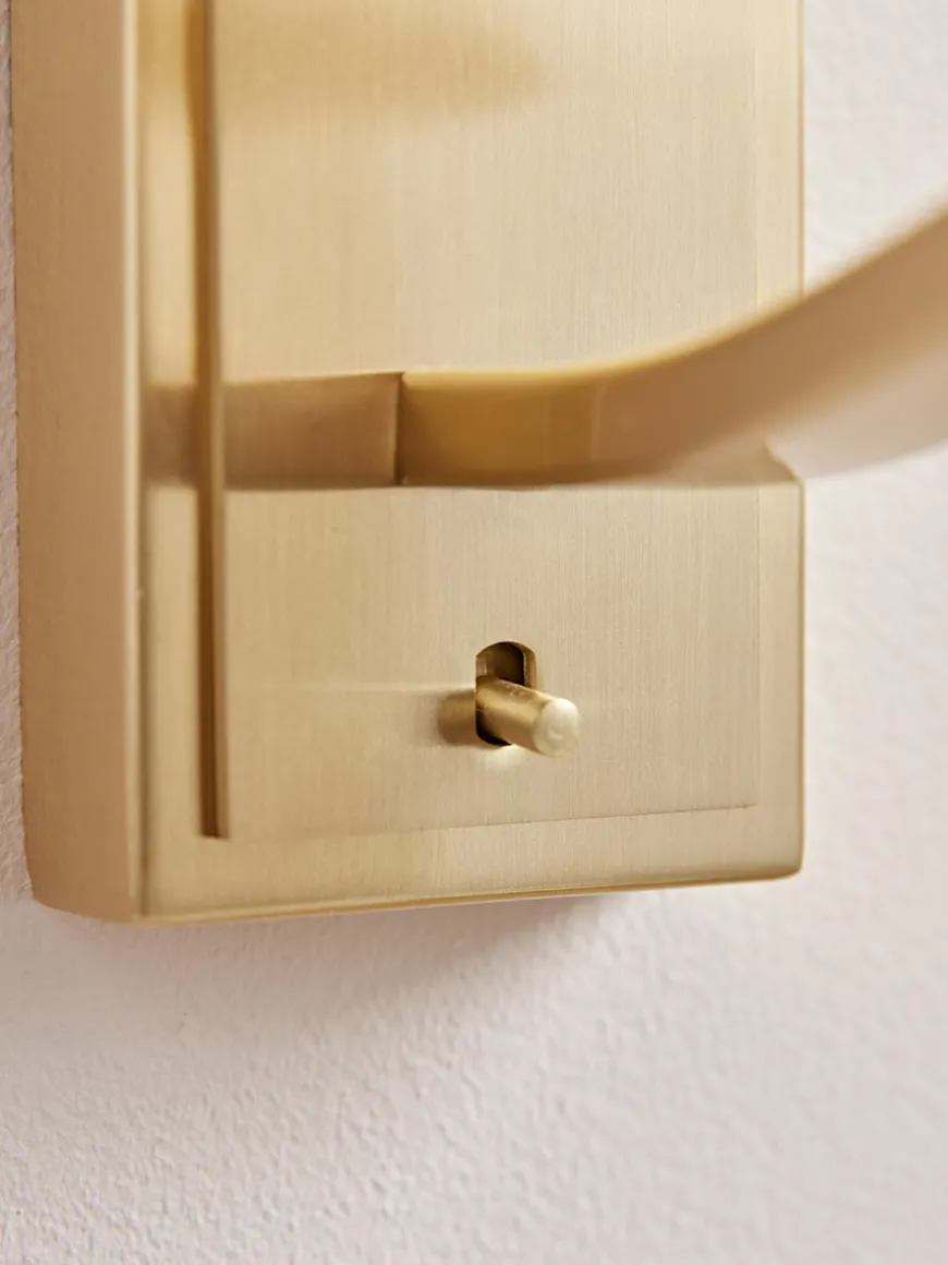 Brushed Gold Wall Light
