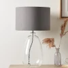Bubbled Glass Table Lamp