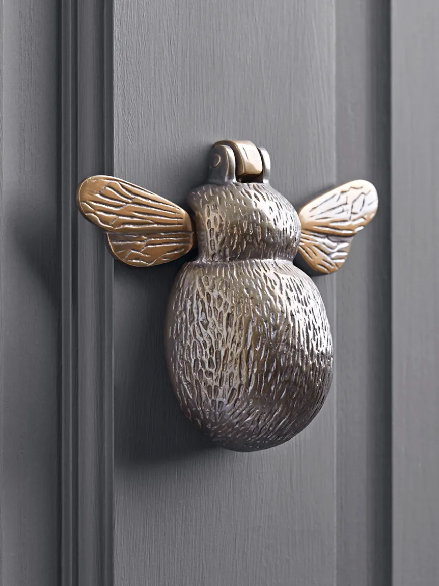 Bumble Bee Door Knocker - Antique Bronze