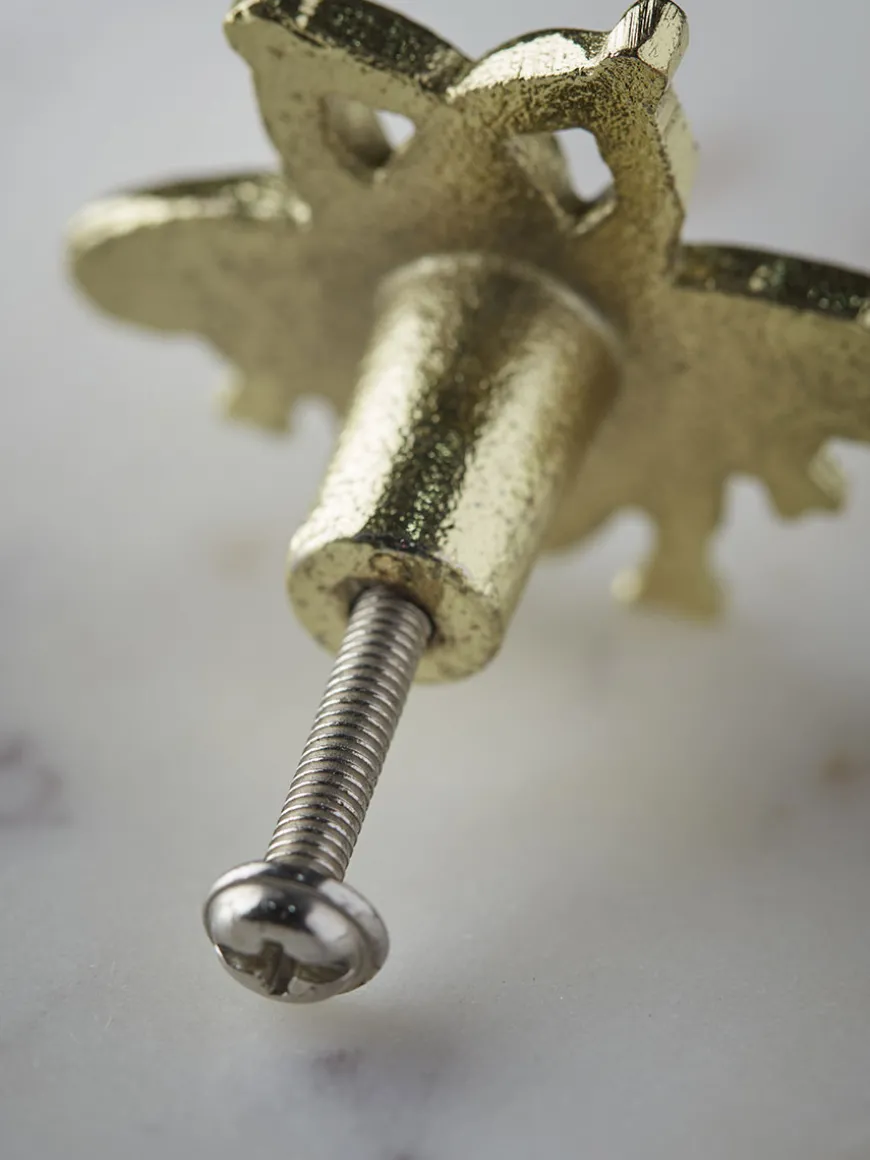 Bumble Bee Knob - Brass