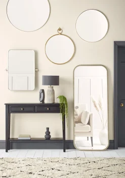 Burnished Silver Full Length Mirror