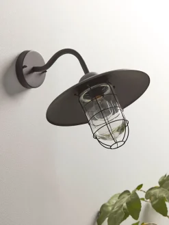 Cage Swan Neck Wall Light