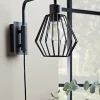 Caged Industrial Wall Light