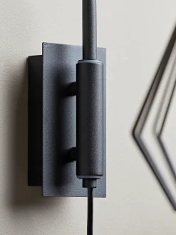 Caged Industrial Wall Light