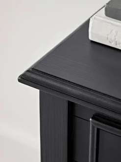 Camille Bedside Table - Black