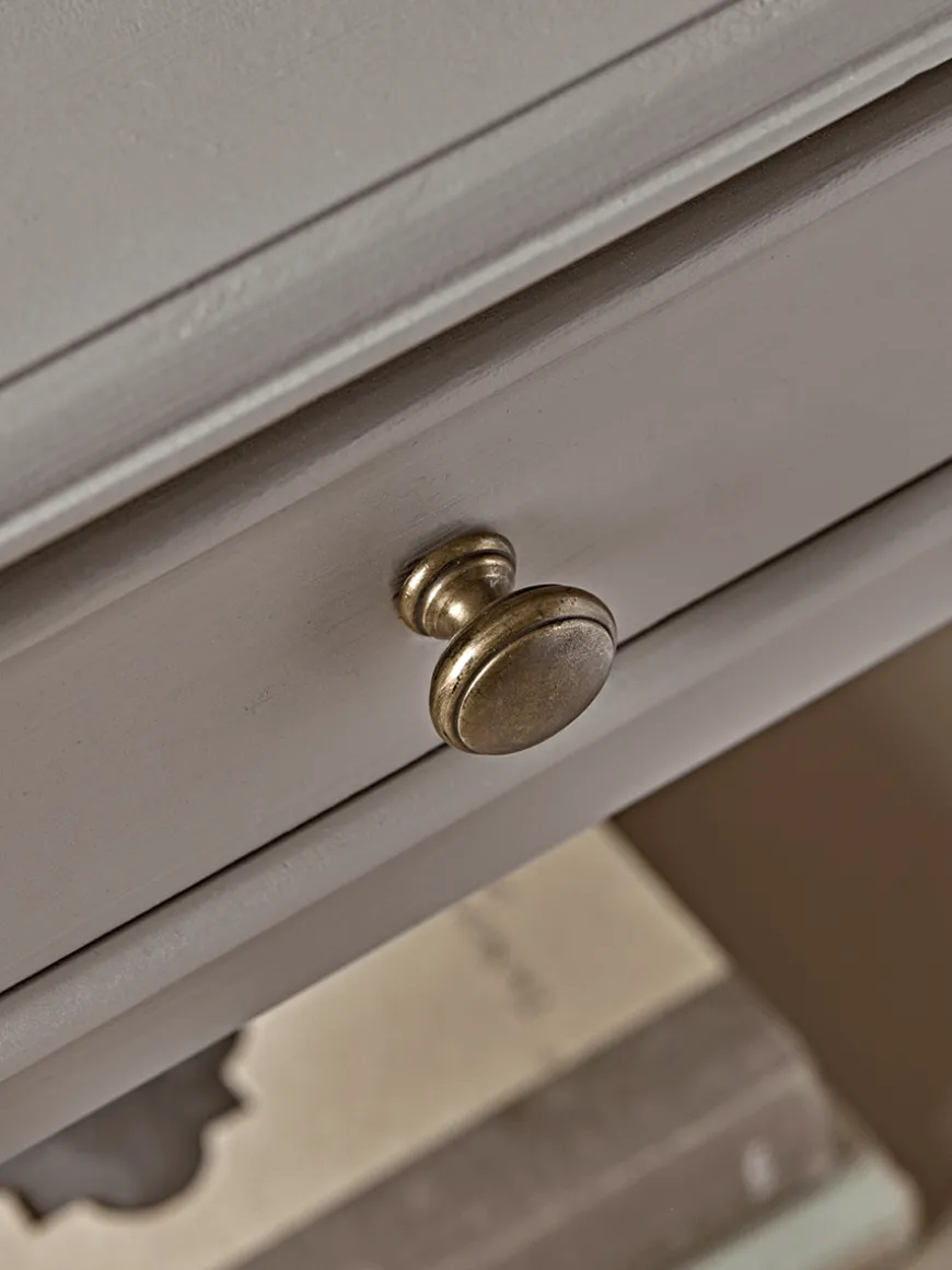 Camille Bedside Table - Grey