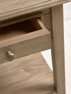 Camille Bedside Table - Limewashed