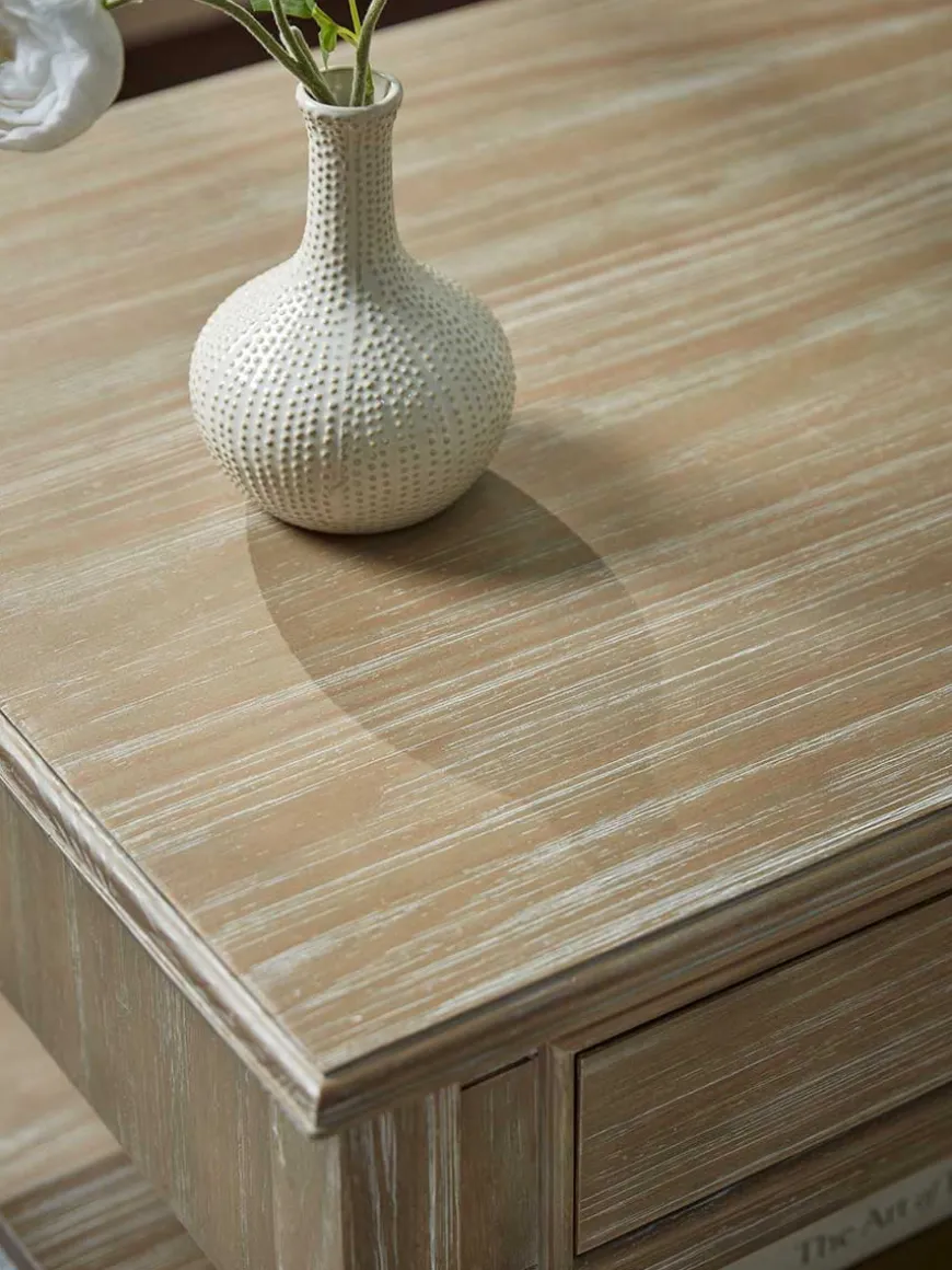 Camille Coffee Table - Limewashed