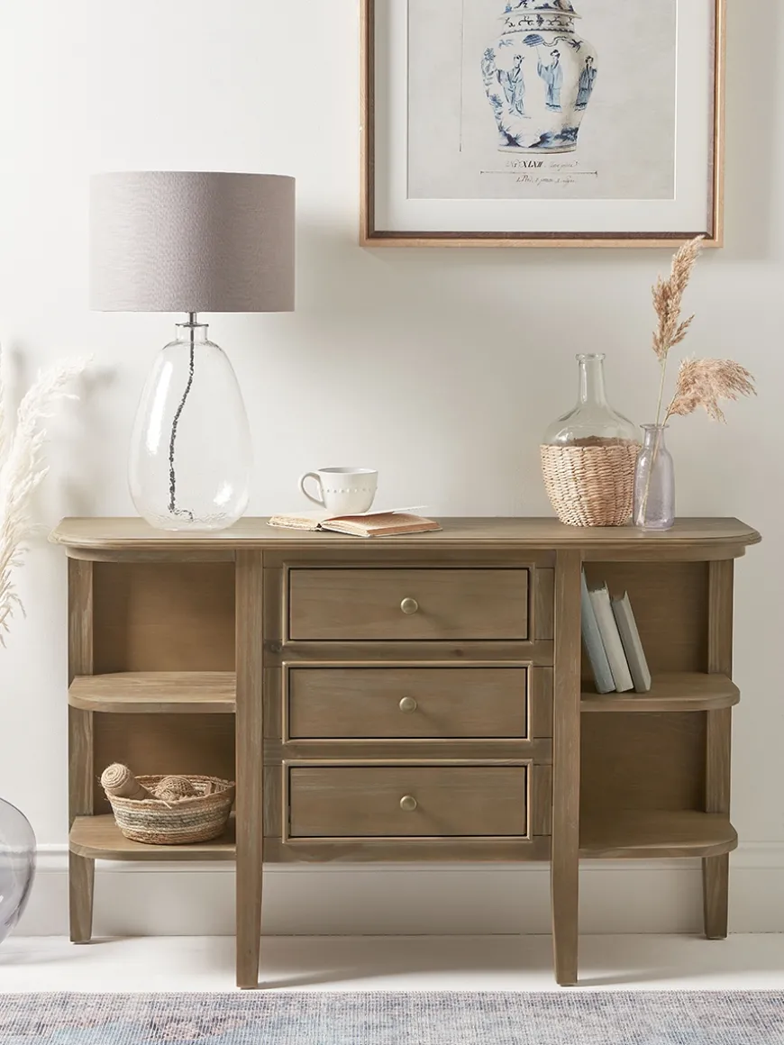 Camille Display Console - Limewashed