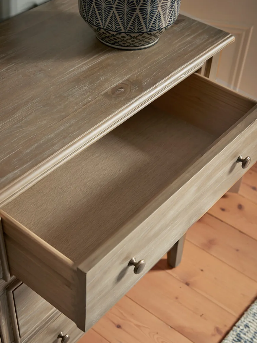 Camille Single Chest of Drawers - Limewashed