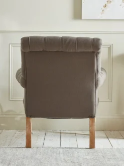 Camo Buttoned Armchair