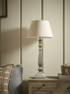 Carved Table Lamp