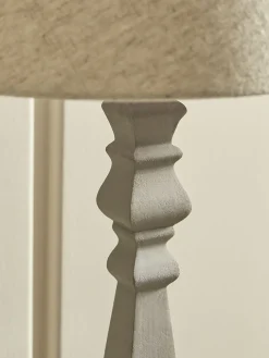 Carved Table Lamp