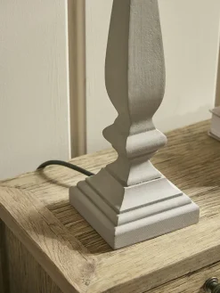 Carved Table Lamp