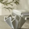 Cement Effect Fluted Bowl