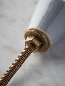Ceramic Tapered Knob - Blue