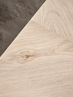 Chevron Oak Coffee Table
