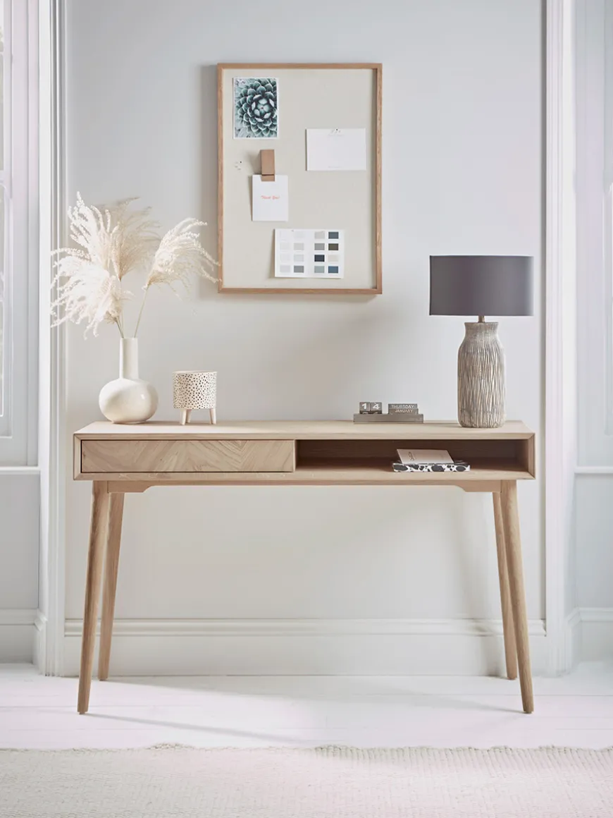 Chevron Oak Desk