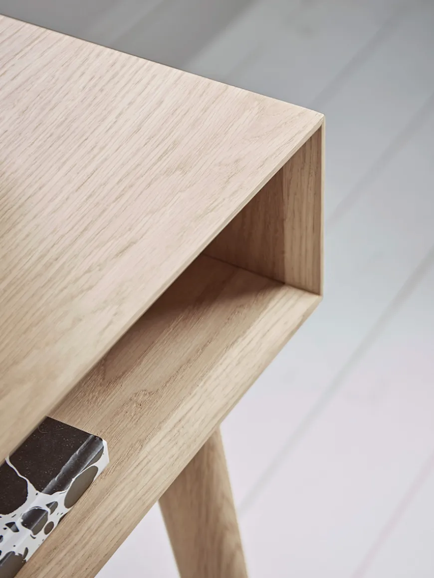 Chevron Oak Desk
