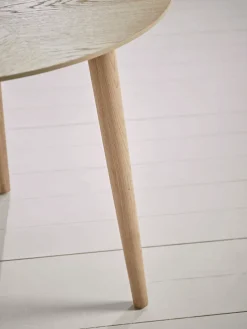 Chevron Oak Dining Table - Round