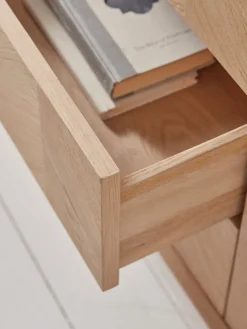 Chevron Oak Sideboard