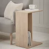 Chevron Oak Sofa Table