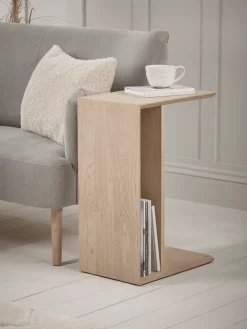 Chevron Oak Sofa Table