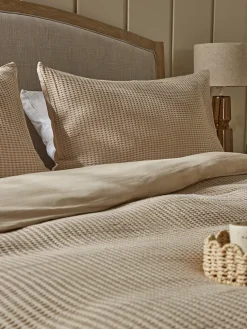 Chunky Waffle Duvet Set - Super King