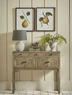 Compact Reclaimed Oak Console Table