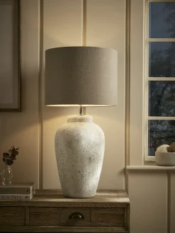 Concrete Effect Table Lamp