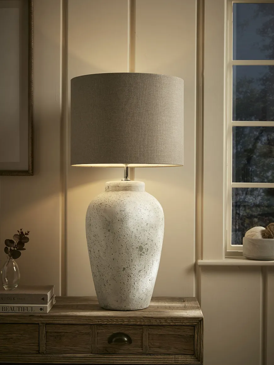 Concrete Effect Table Lamp