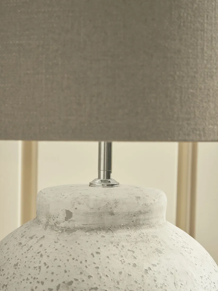 Concrete Effect Table Lamp