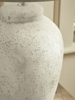 Concrete Effect Table Lamp