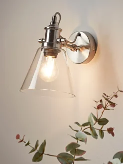 Cone Glass Wall Light