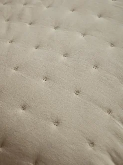 Cotton Bedspread - Flax
