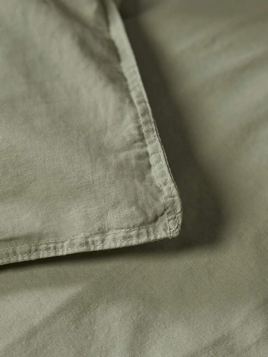 Cotton King Duvet Cover Set - Eucalyptus