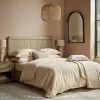 Cotton King Duvet Cover Set - Flax