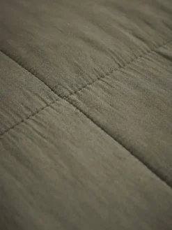 Cotton Quilted Throw - Olive