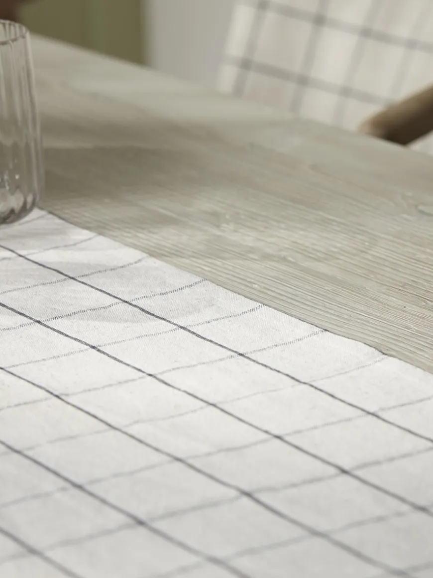 Cotton Table Runner - Checked