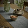 Cotton Table Runner - Grey