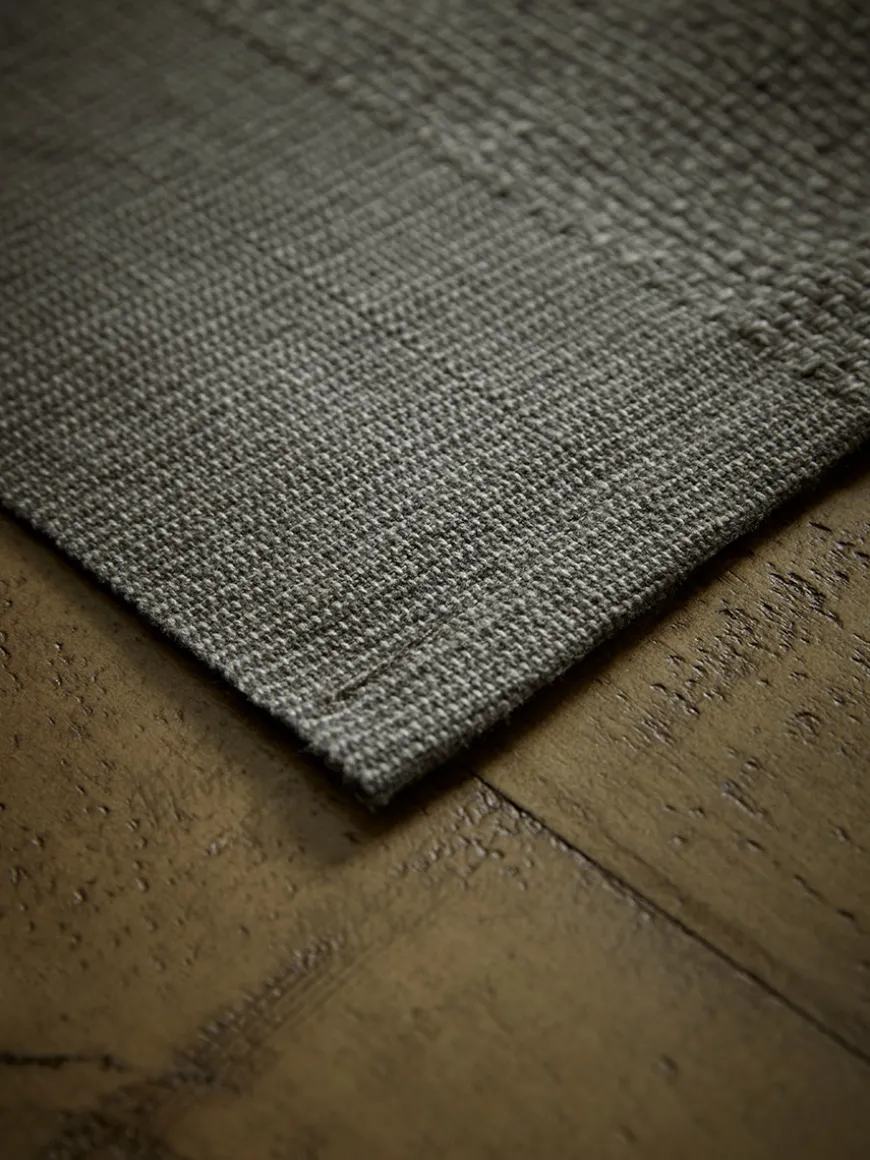 Cotton Table Runner - Grey