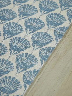 Cotton Table Runner - Swedish Blue Print