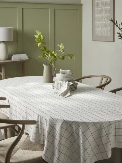 Cotton Tablecloth - Checked