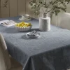 Cotton Tablecloth - Slate Blue