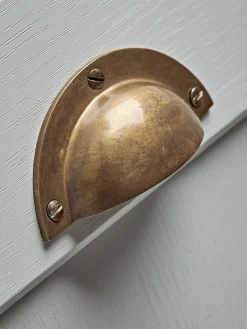Cup Handle - Antique Brass