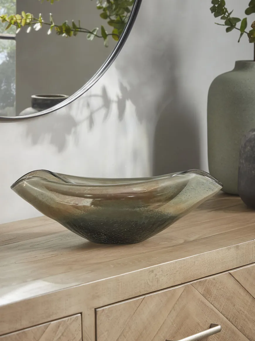 Curved Glass Bowl