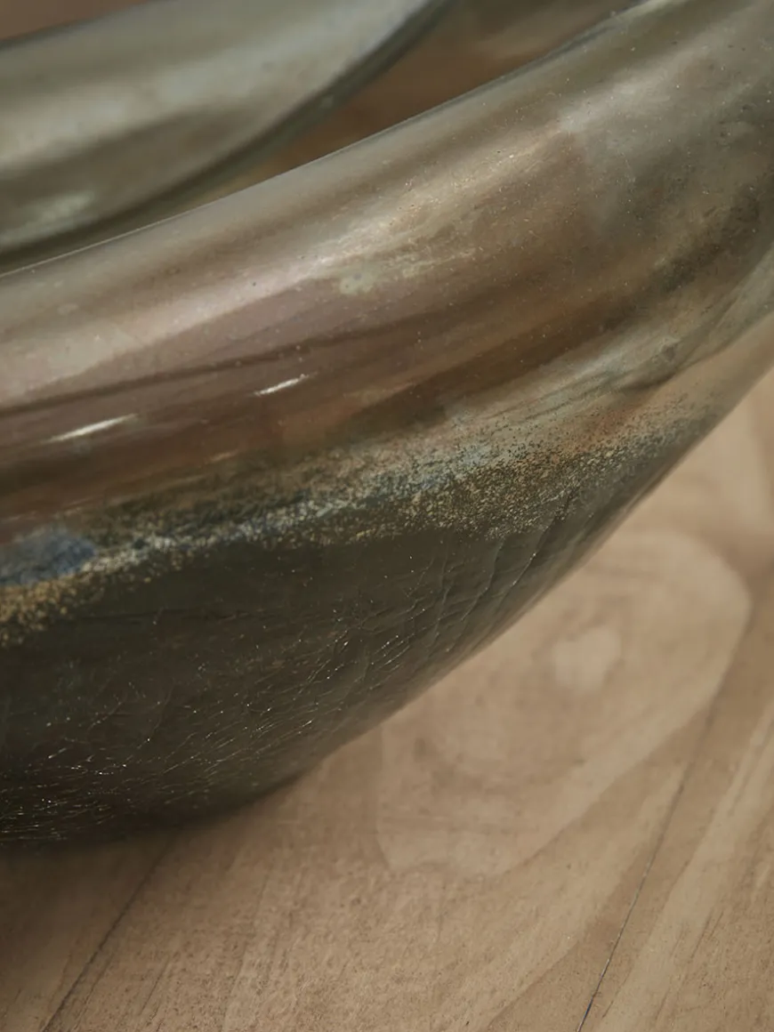 Curved Glass Bowl