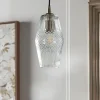 Diamond Glass Pendant - Tapered