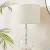Dimpled Glass Table Lamp