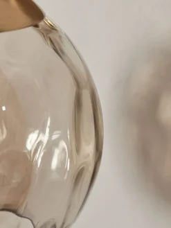 Dimpled Glass Wall Light